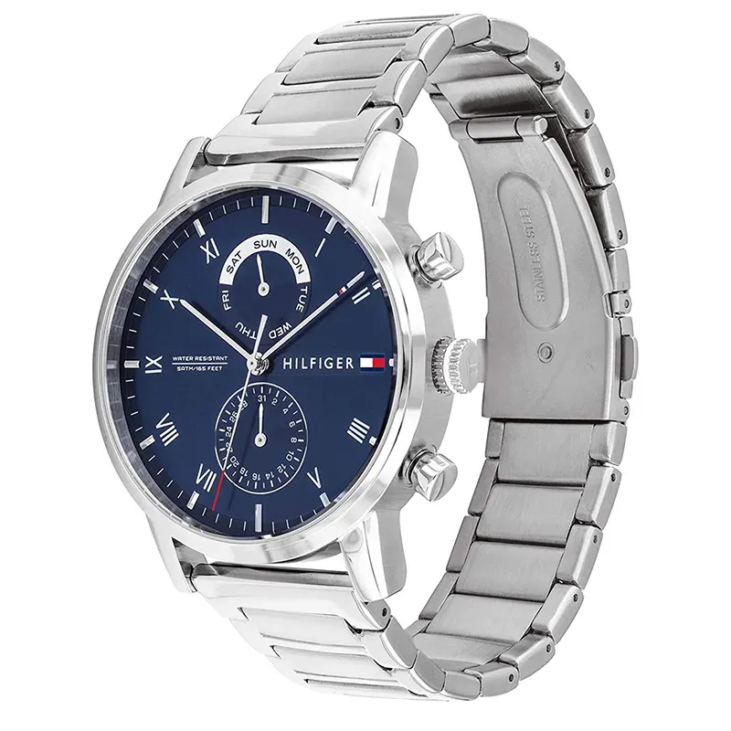 Tommy Hilfiger Kane Blue Dial Men's Watch- 1710401